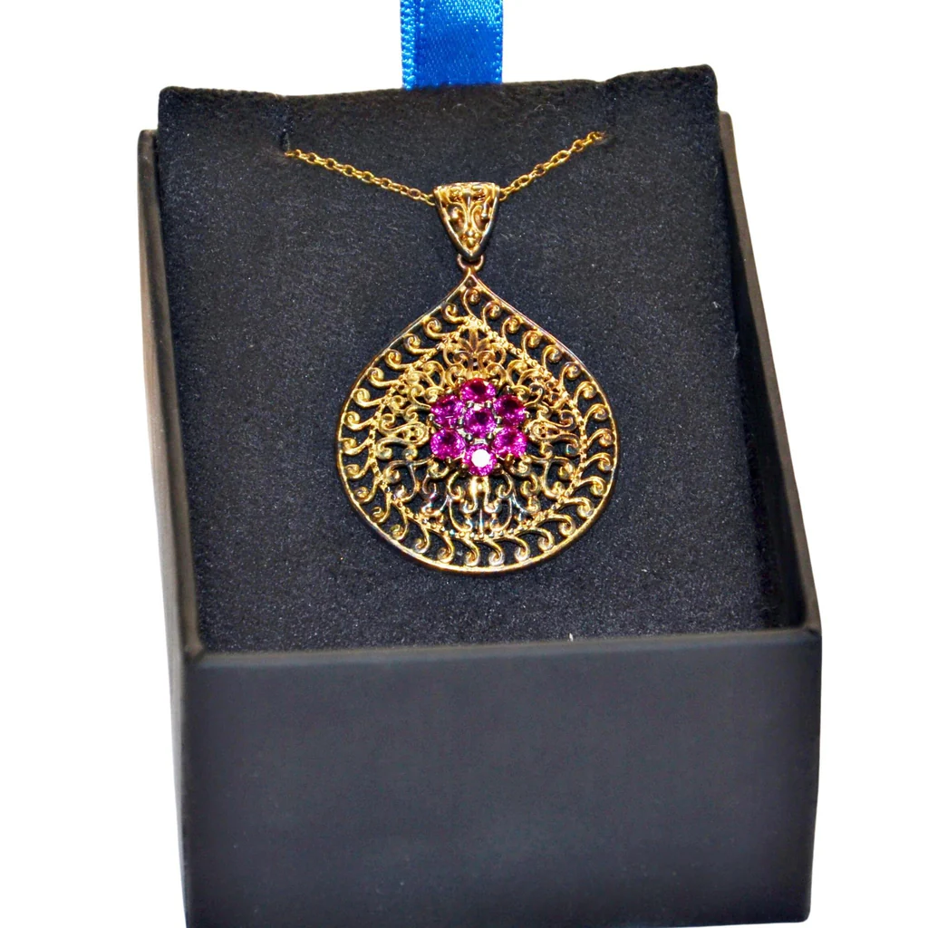 Morgan & Paige 18K Yellow Gold-Plated Gemstone Evil Eye Teardrop