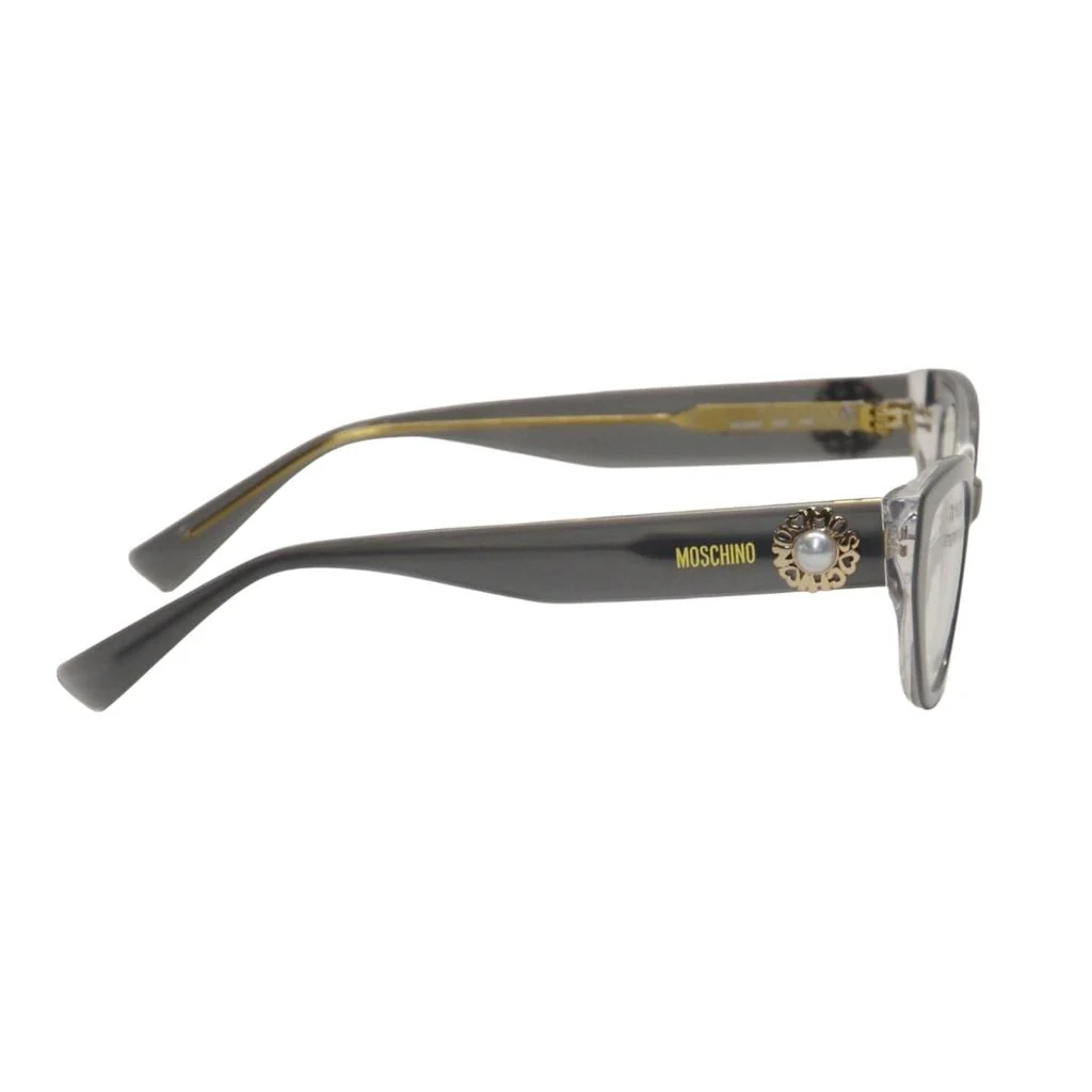 Moschino Women's MOS631 KB7 Glasses Grey with Clear lenses - Image 4