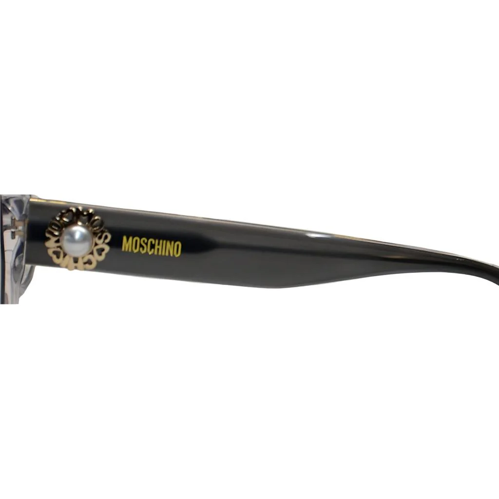 Moschino Women's MOS631 KB7 Glasses Grey with Clear lenses - Image 5