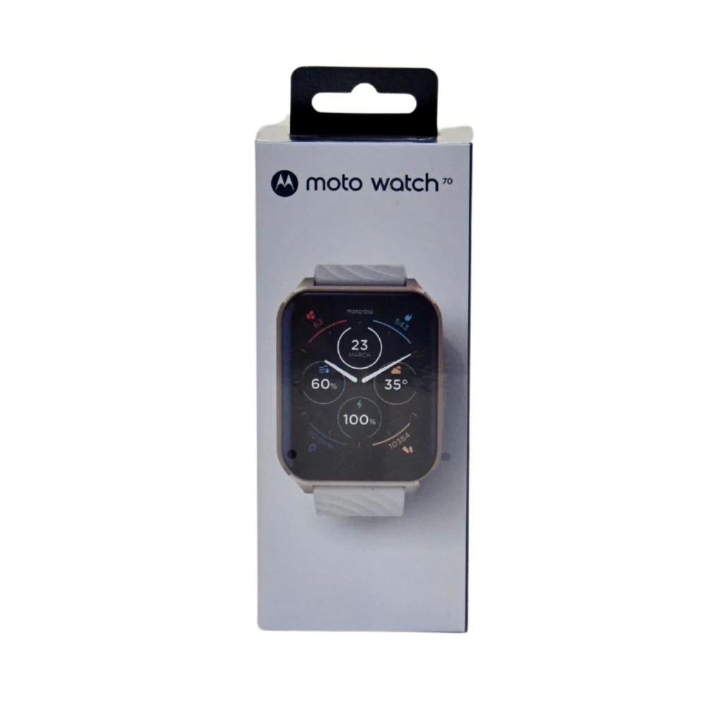 Motorola Moto Watch 70 Smartwatch with Heart Rate Monitor - Rose Gold-tone
