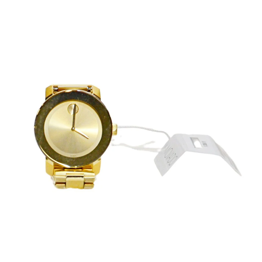Movado Bold Ladies Watch Gold-tone Mesh - Image 3