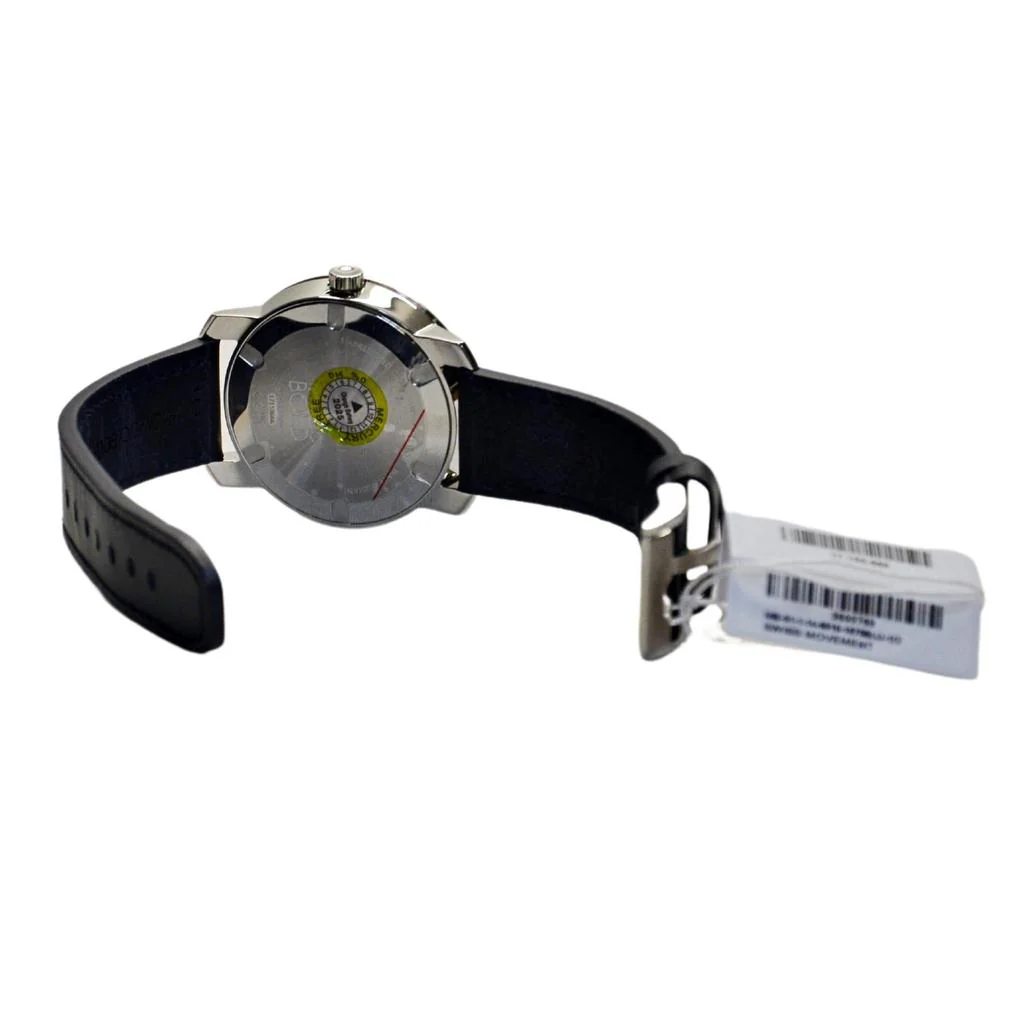 Movado Men's Bold 3600769 Sport Watch - Silver-tone w/navy band - Image 4