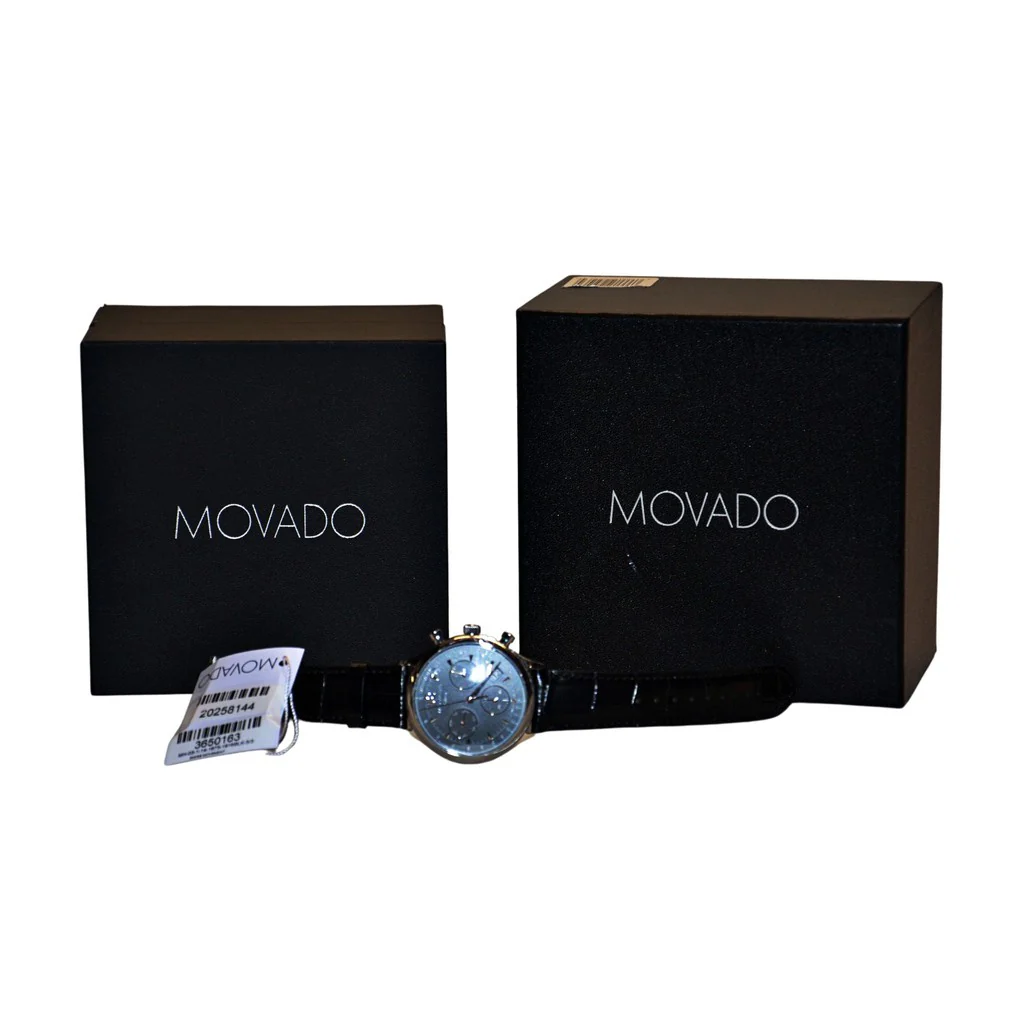 Movado Heritage Series Circa Quartz Men's Watch Black