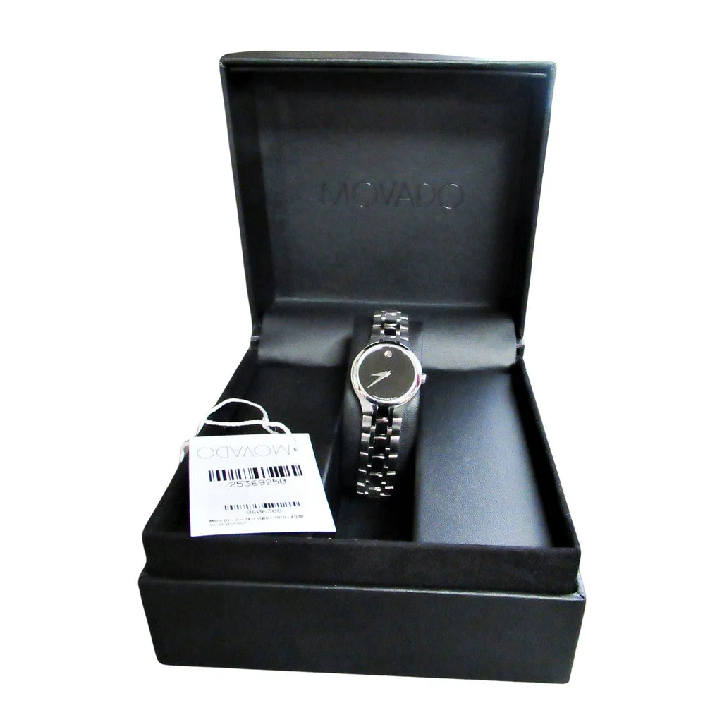 Movado Ladies Watch Silver 0606558 - Image 6