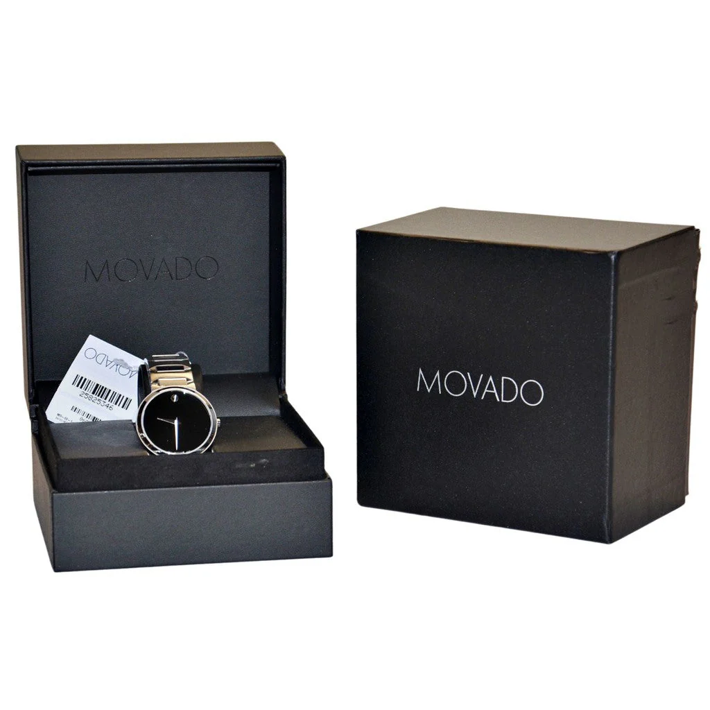Movado Men's Temo Quartz Black Dial Watch