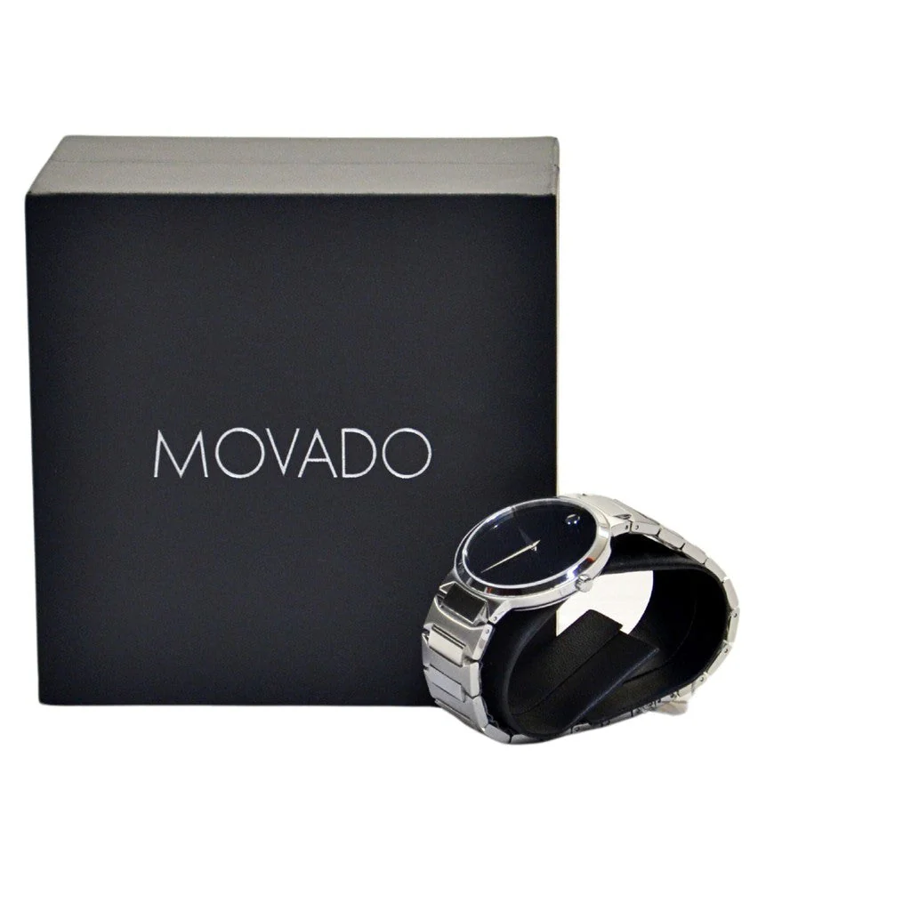 Movado Men's Temo Quartz Black Dial Watch - Image 2