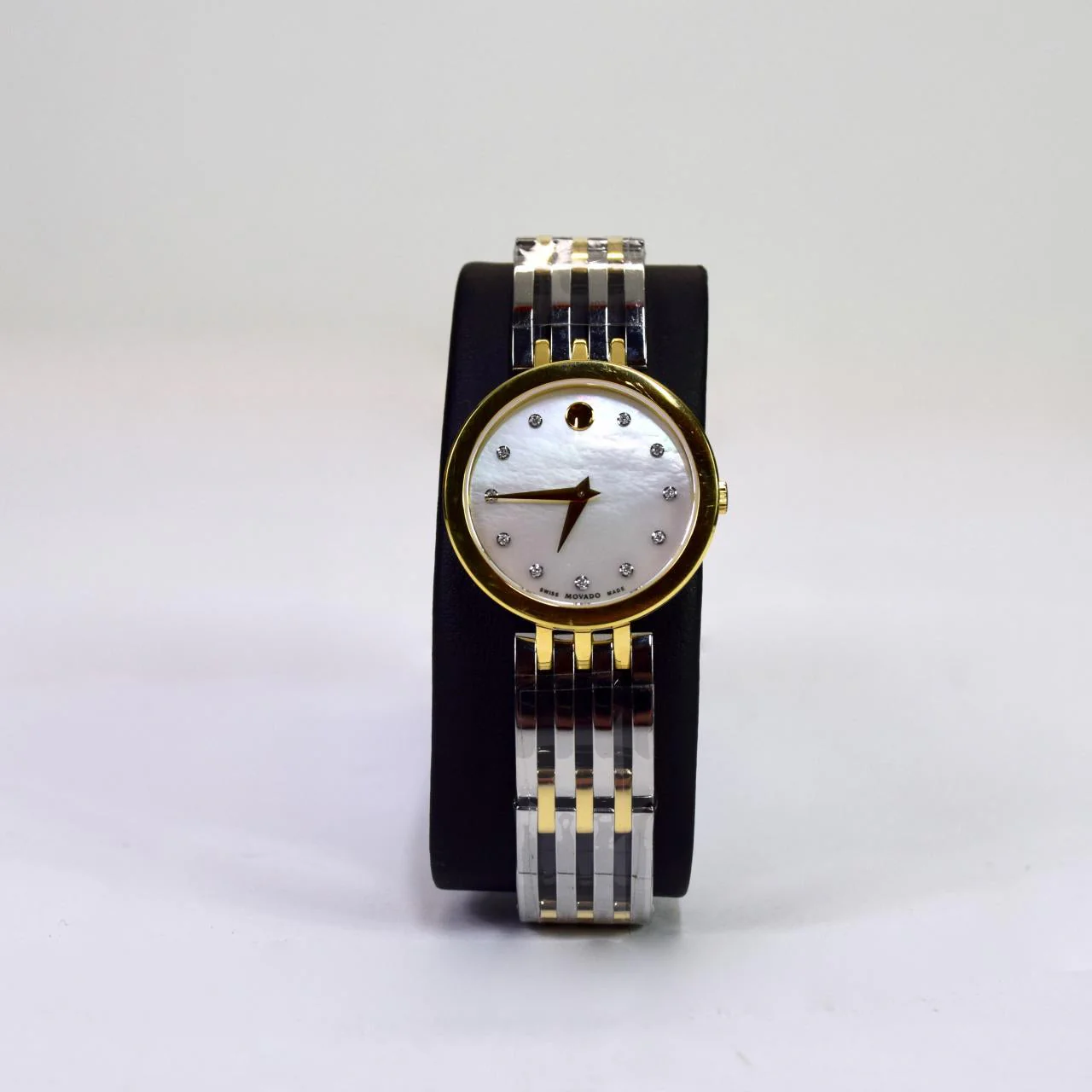 Movado Women's Esperanza 0607305 Two-Tone Mother of Pearl Dial Watch - Image 3