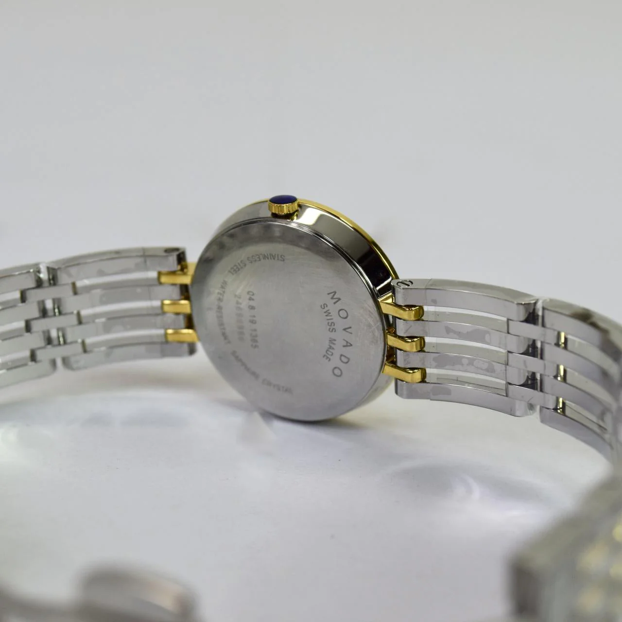 Movado Women's Esperanza 0607305 Two-Tone Mother of Pearl Dial Watch - Image 5
