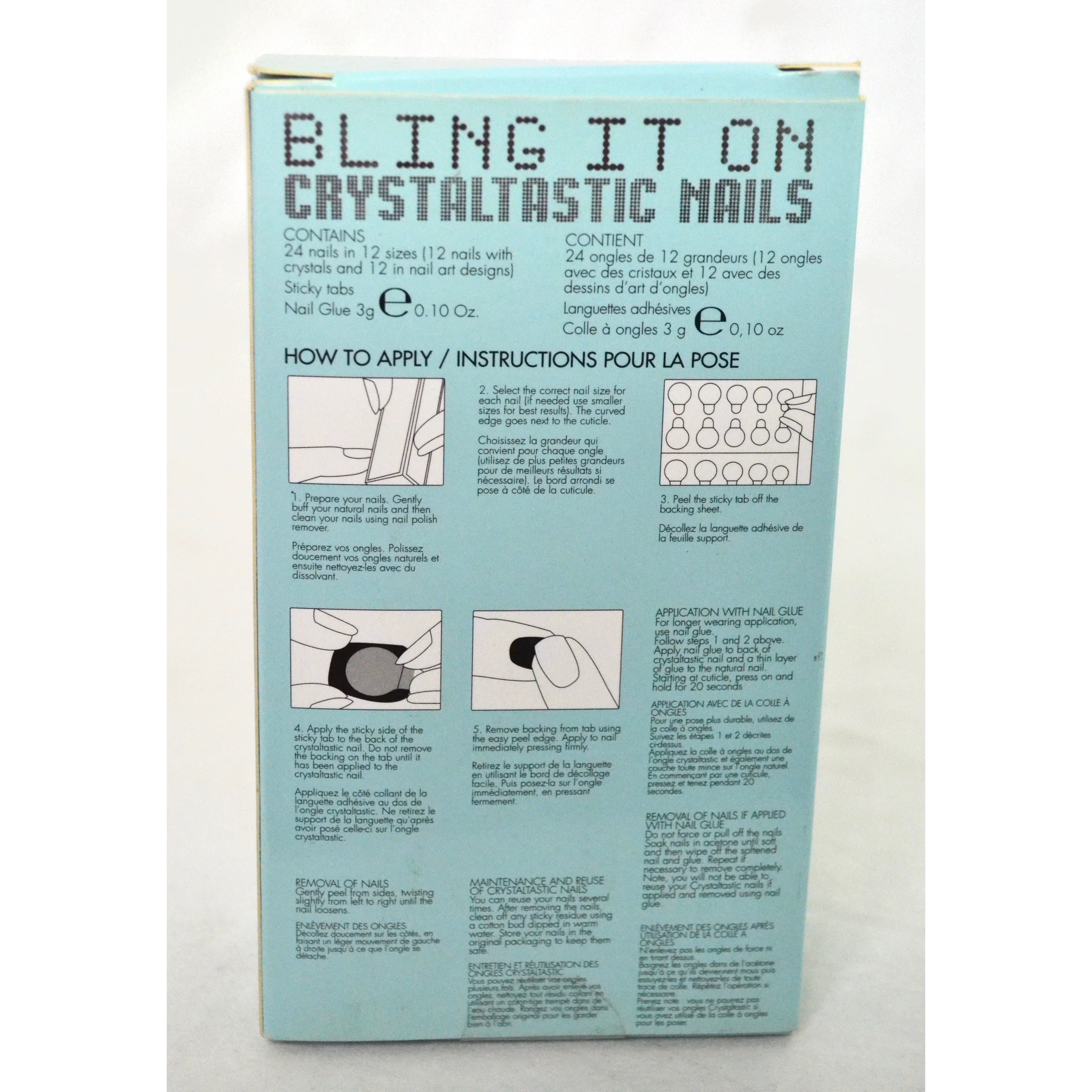 Nails Inc Bling It On Crystaltastic Nails Summer Pastels - Image 2