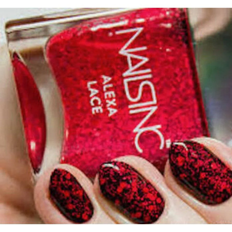 NAILS INC - Nail Polish, Alexa Lace Red - Image 2