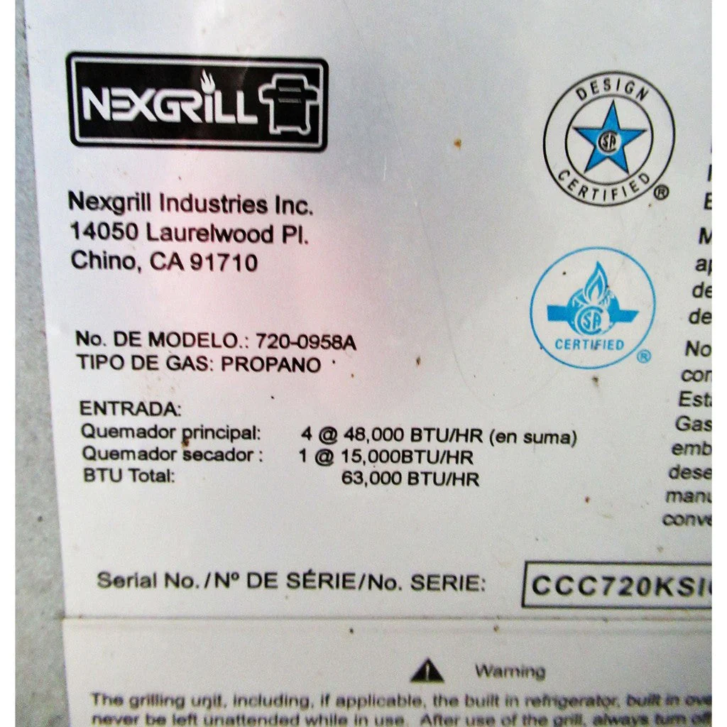 Nexgrill Deluxe Dual Energy 4-Burner Propane Grill w/ Infrared Side Burner - Image 10