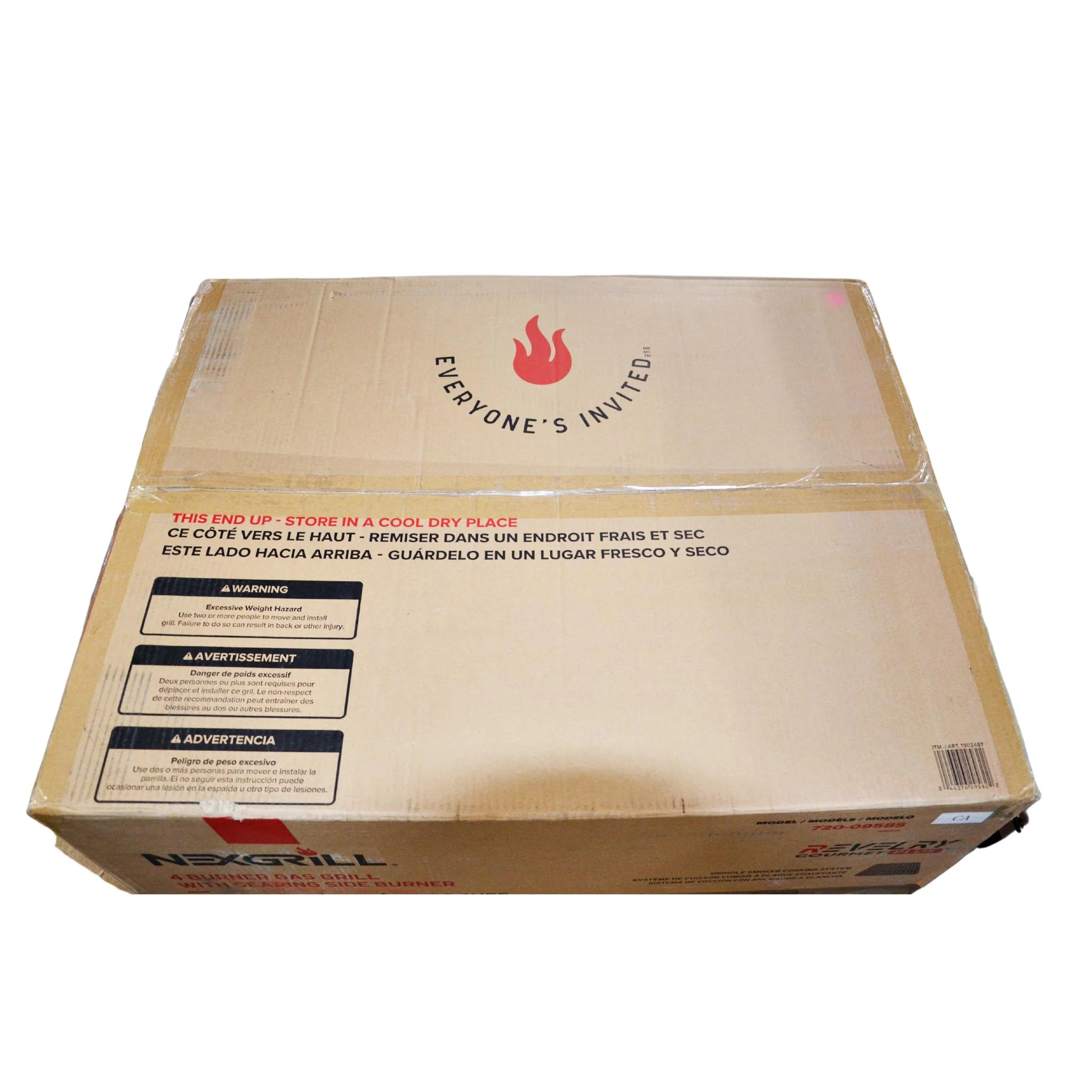 Nexgrill Revelry 4 Burner 63,000 BTU Propane BBQ Grill With Cover - Image 4
