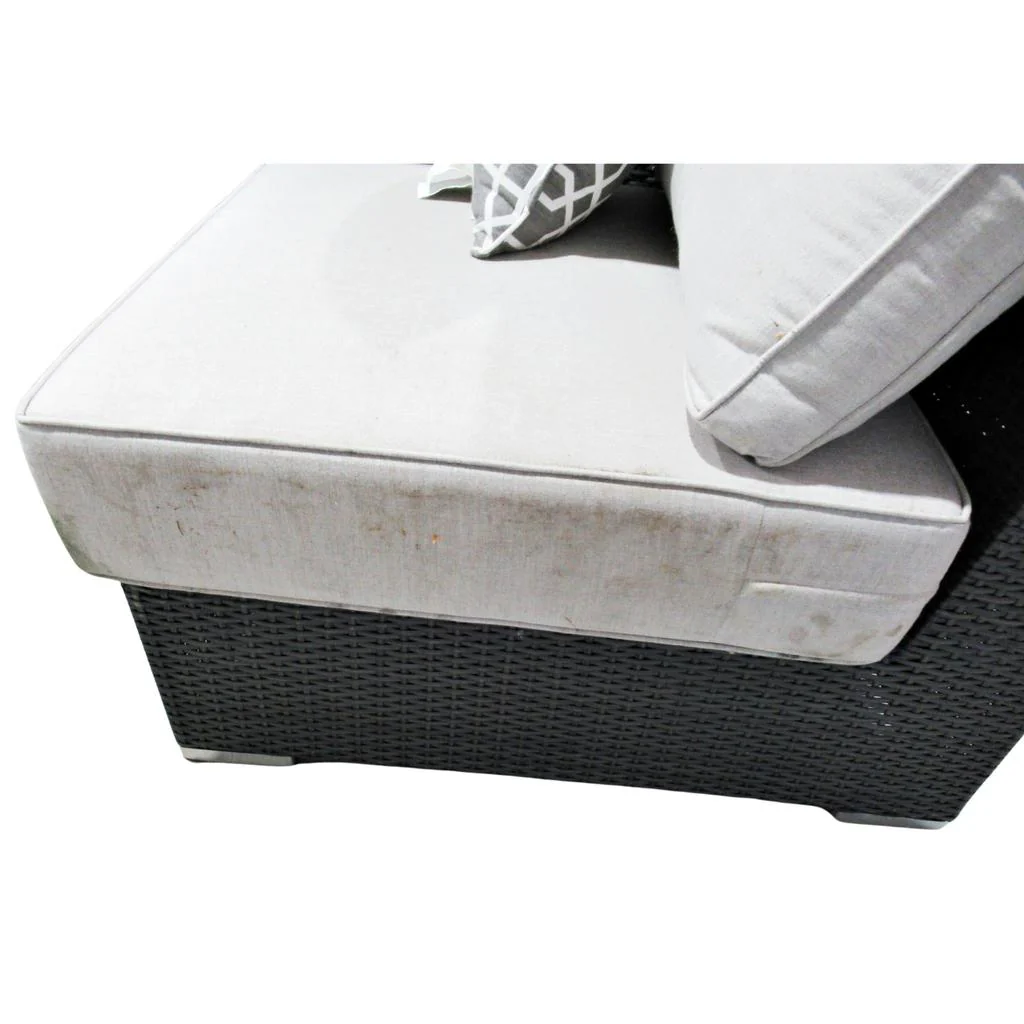 Niko 9-piece Patio Sectional Conversation Set with Fire Table Grey - Image 10