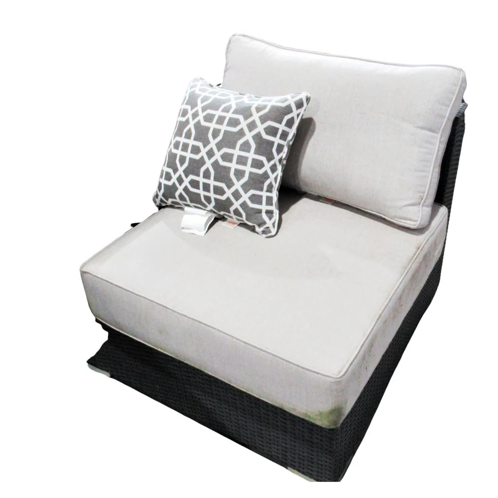 Niko 9-piece Patio Sectional Conversation Set with Fire Table Grey - Image 7