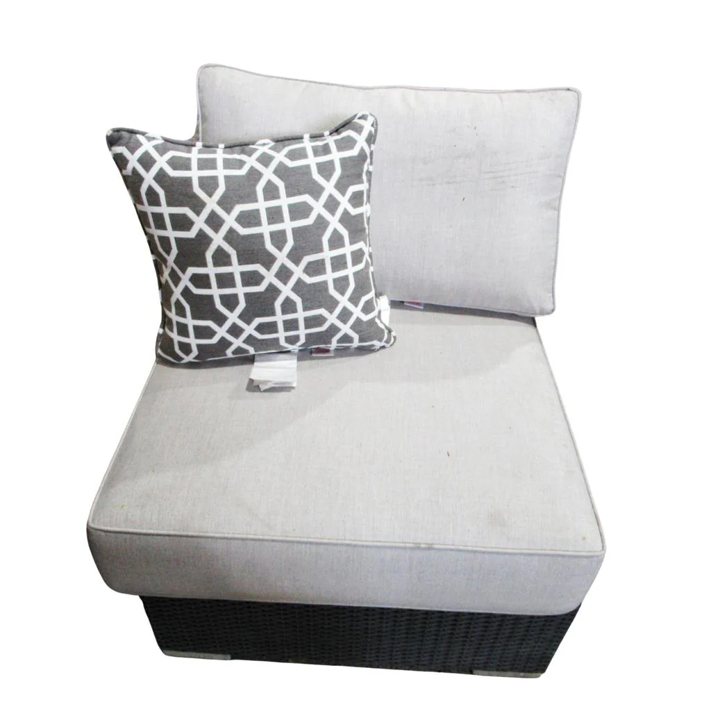 Niko 9-piece Patio Sectional Conversation Set with Fire Table Grey - Image 9