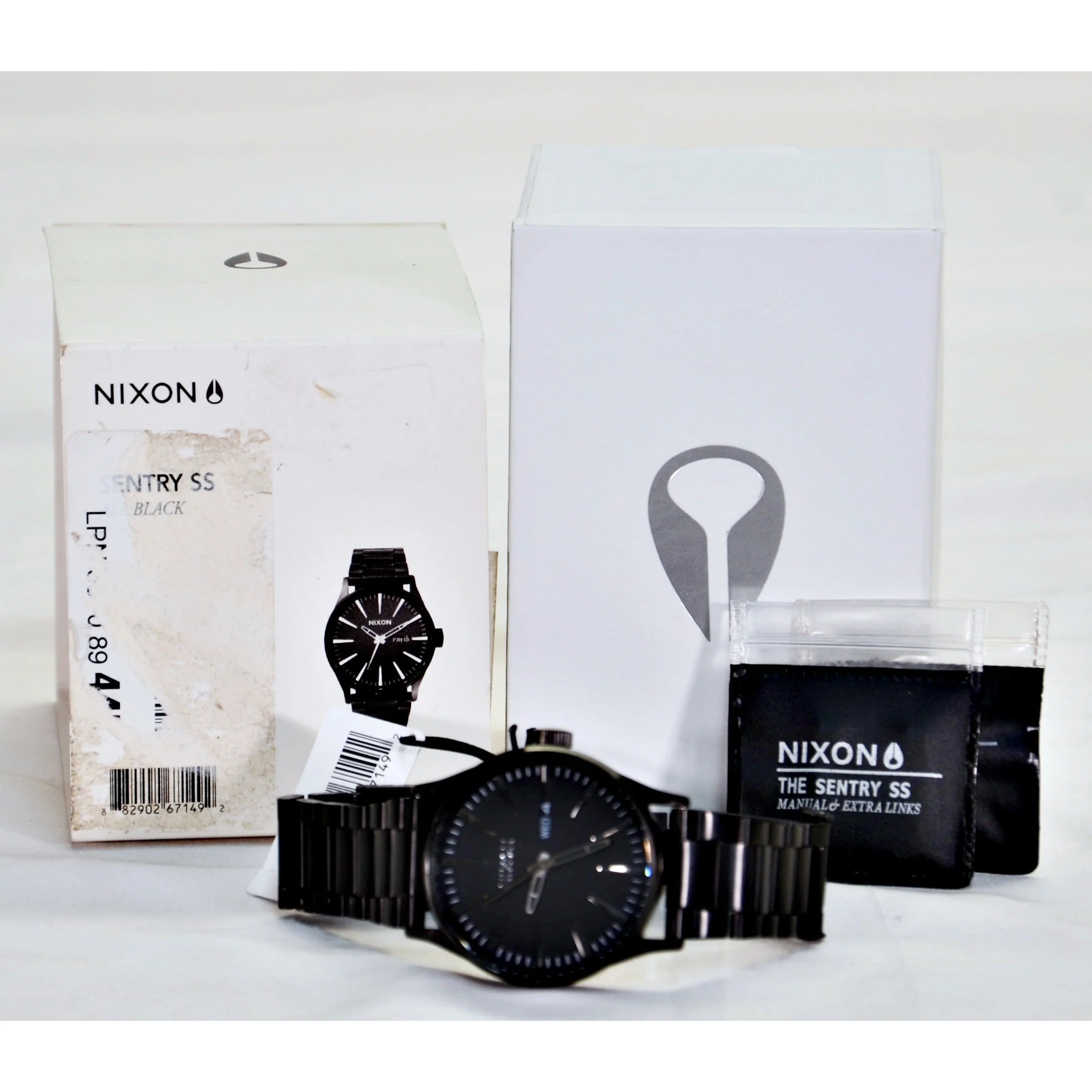 Nixon Men's Sentry Bracelet Watch A356-001 - Black