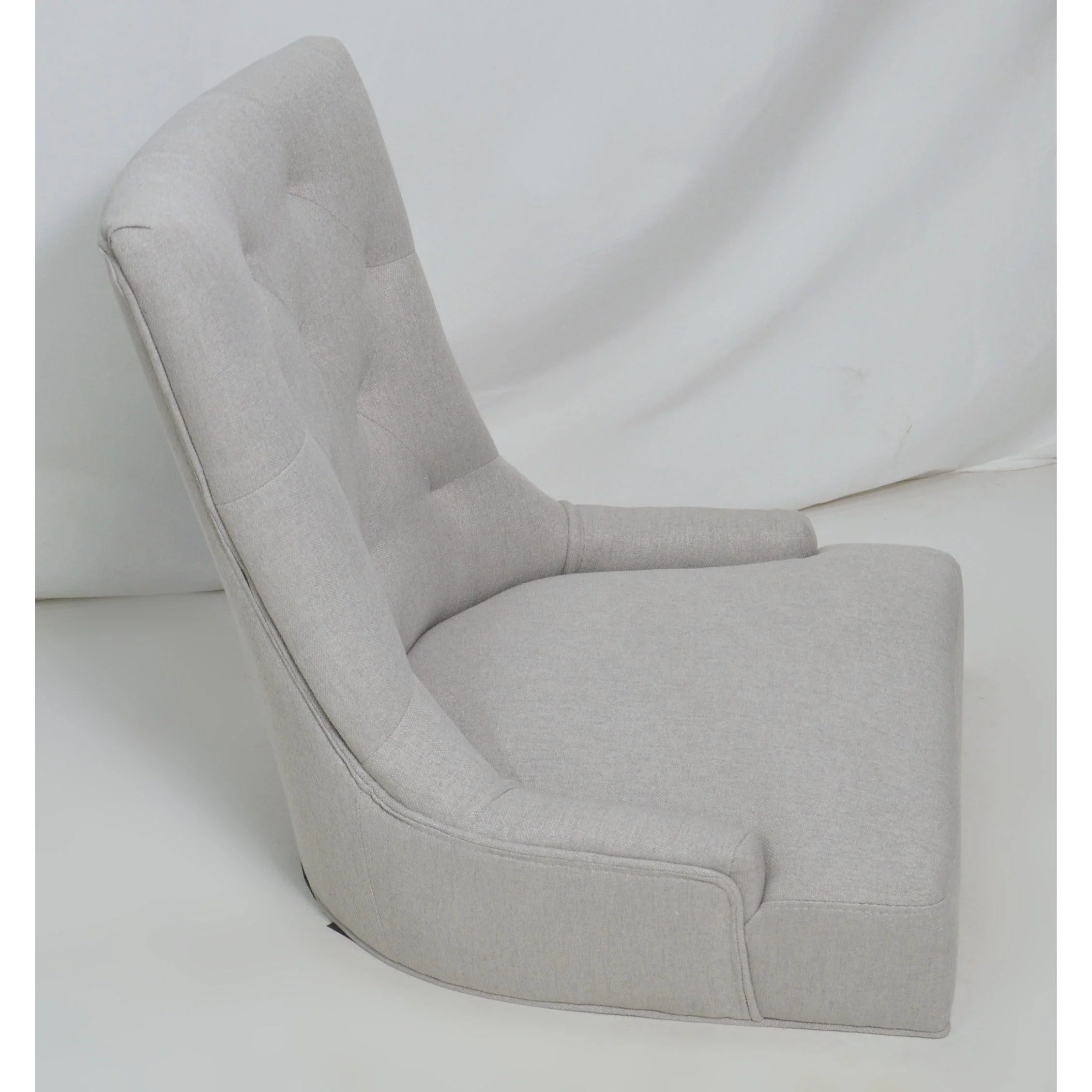 Noble House Hayden Light Grey Fabric Dining Chairs (Set of 2) - Image 3