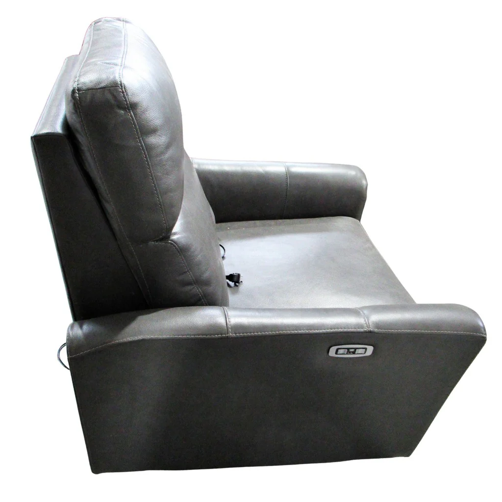 Northridge Home Dual Power Leather Recliner - Image 4