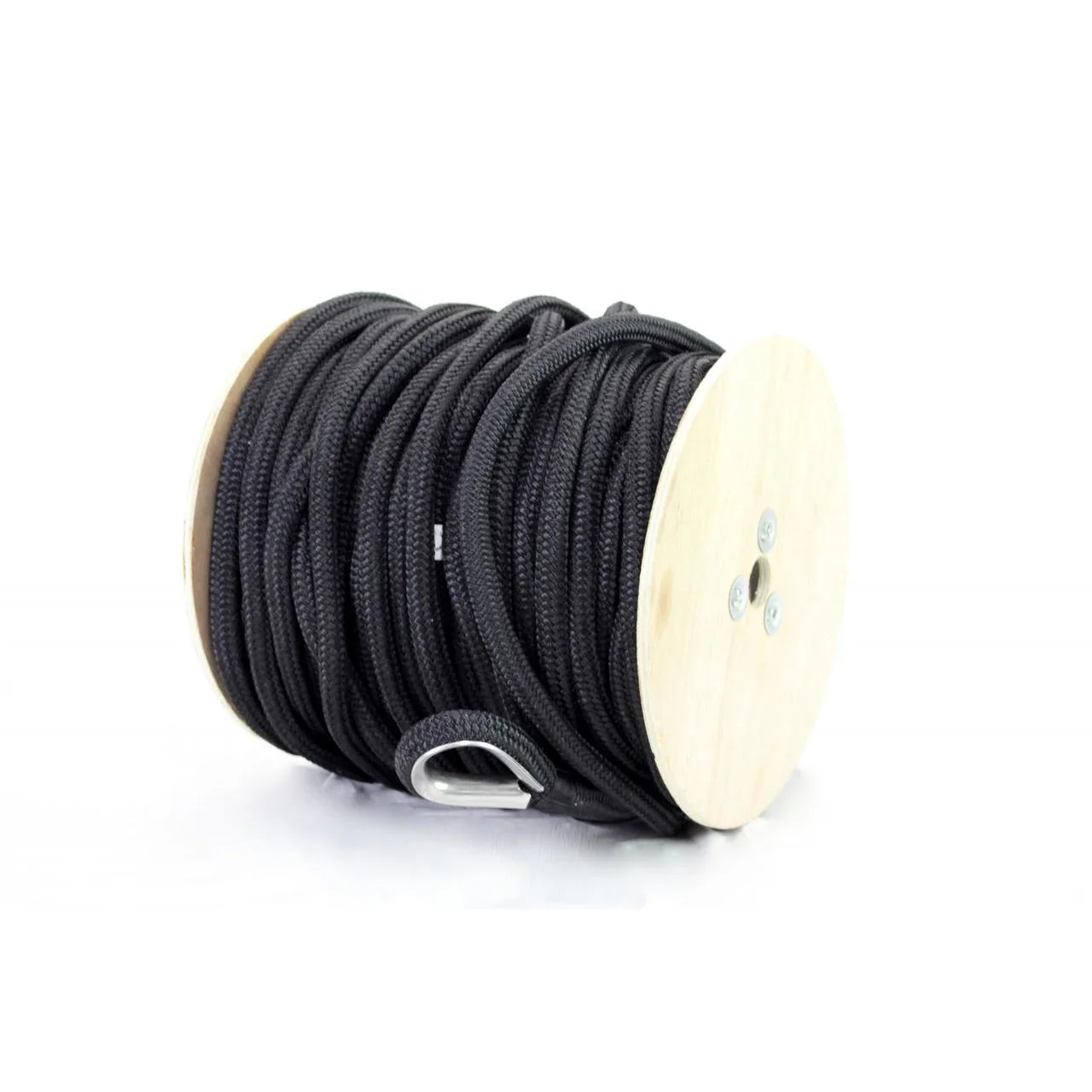NovelBee 250 ft Double Braid Nylon Anchor With Stainless Steel Thimble - Image 3