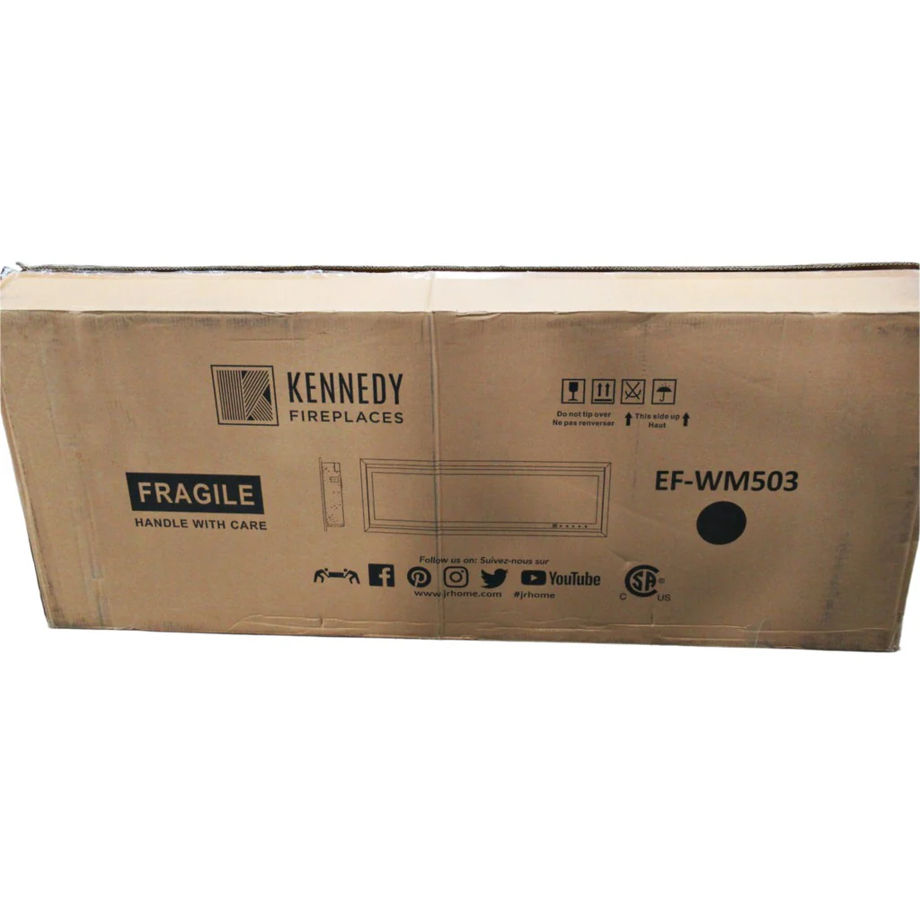 Paramount Kennedy II 139.7 cm (55 in.) Wall Mounted Electric Fireplace - Image 2