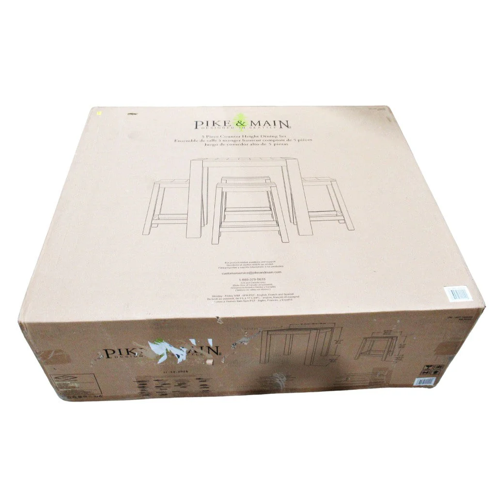 Pike & Main Benton 5pc Counter Height Dining Set - Image 3