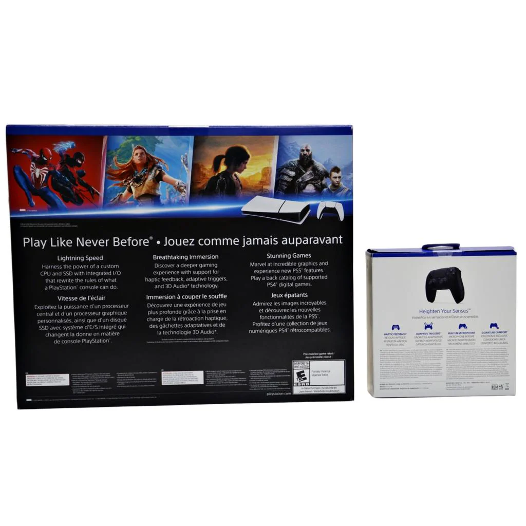 PlayStation 5 Slim Digital Console Bundle with Midnight Black DualSense Wireless Controller - Image 2