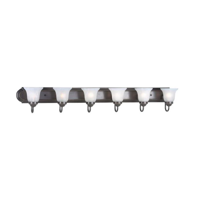 Progress Lighting 6-Light Bath Bracket Antique Bronze
