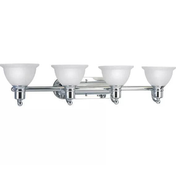 Progress Lighting 4-Light Bath Bracket Polished Chrome