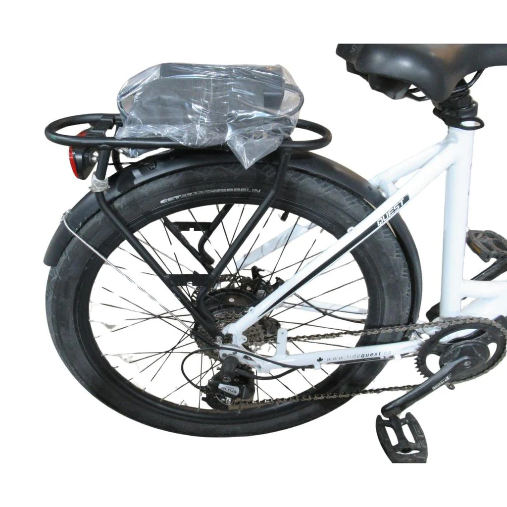 Quest Hub Motor eBike White/Black - Image 3