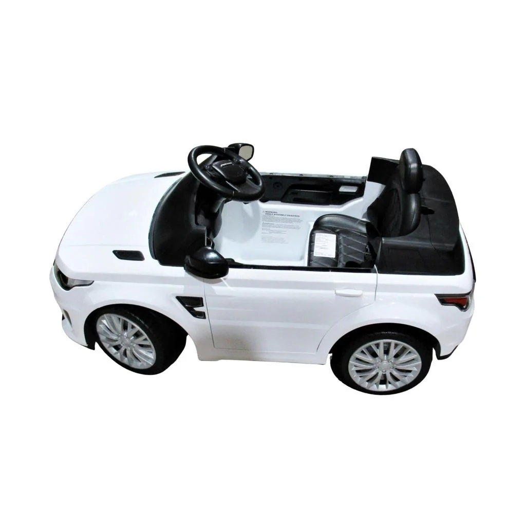 Range Rover Powered Ride-On Cars 12V White - Image 2