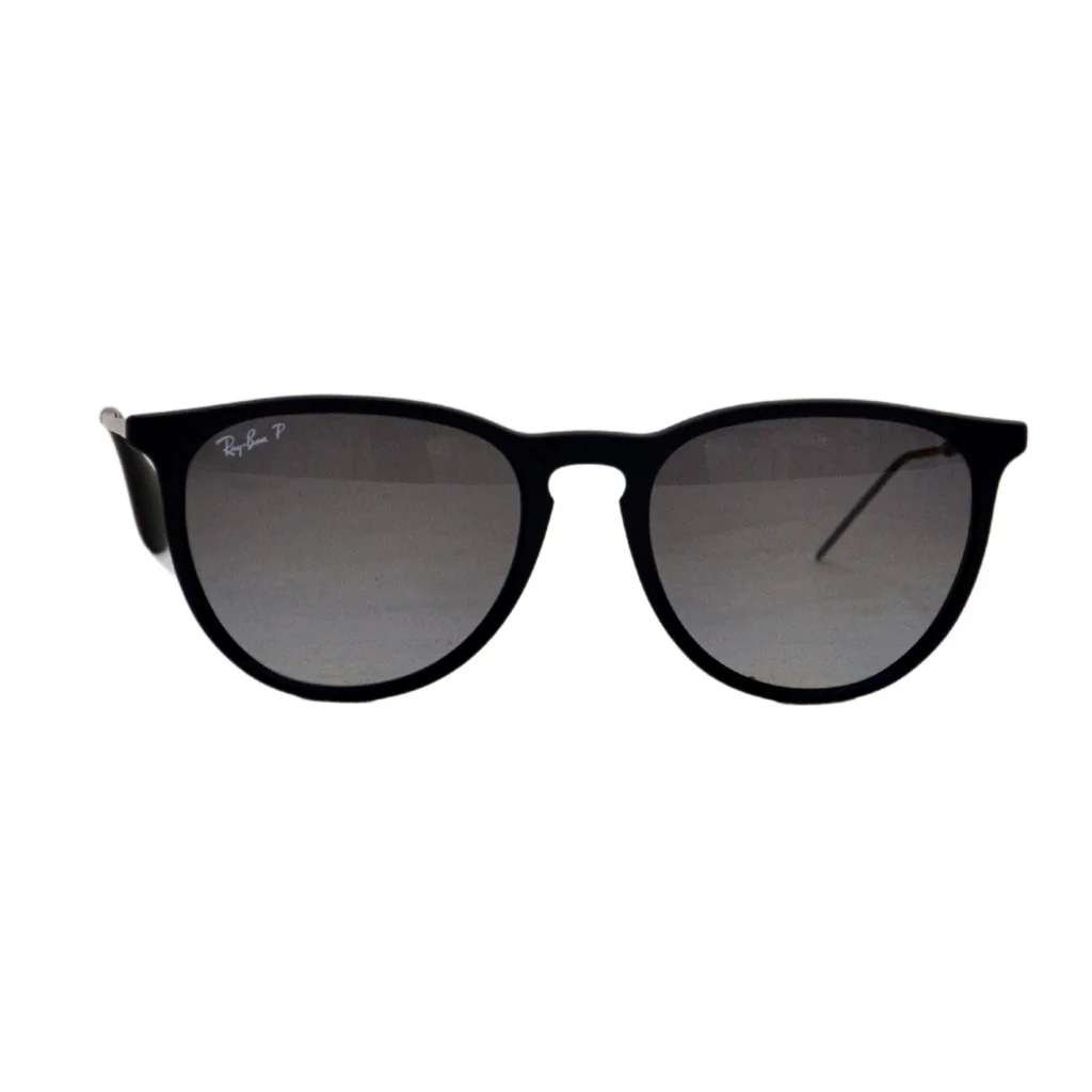 Ray-Ban Women's Gradient Erika RB4171-622-T3 54-18 Black Round Sunglasses
