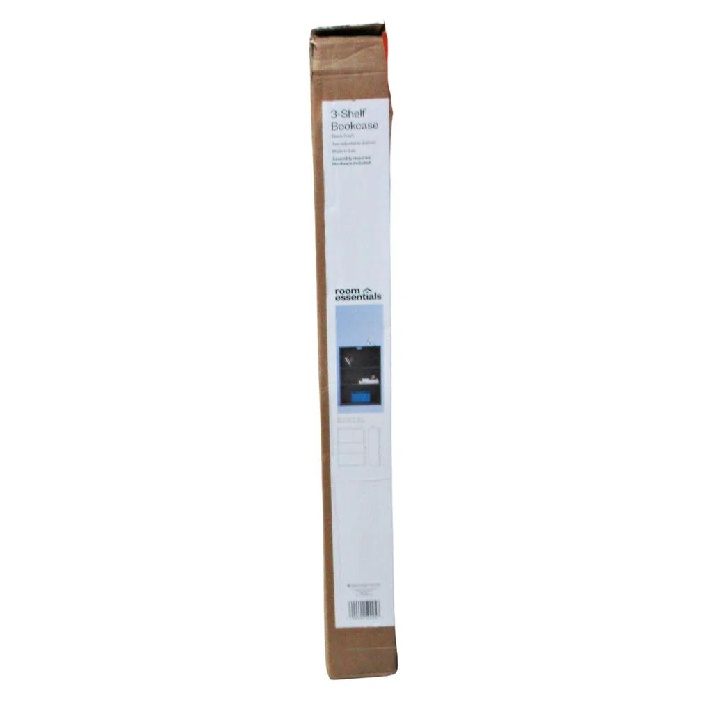 Room Essentials 3 Shelf Bookcase Black - Image 6