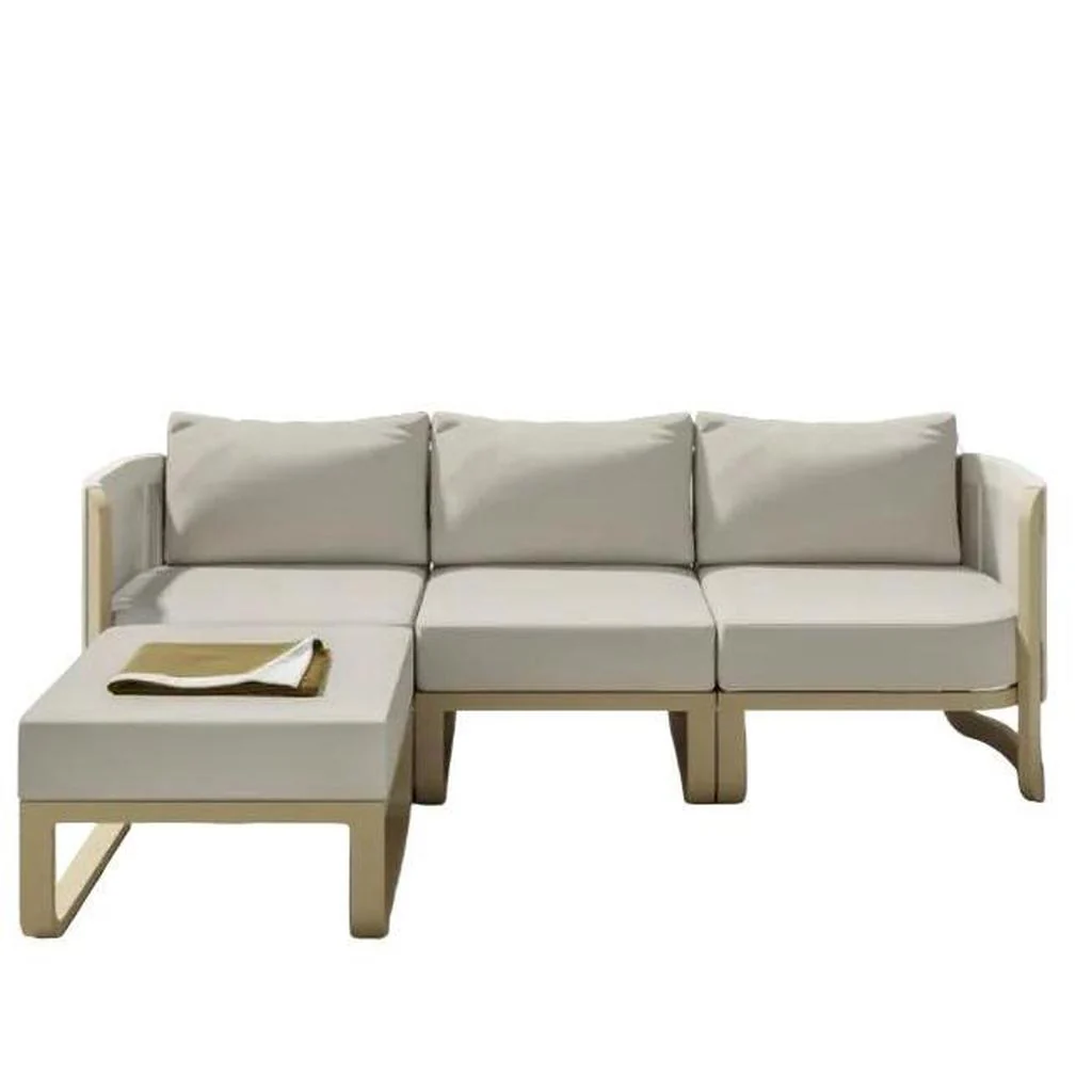 Santiago 4-piece Patio Sectional Conversation Set