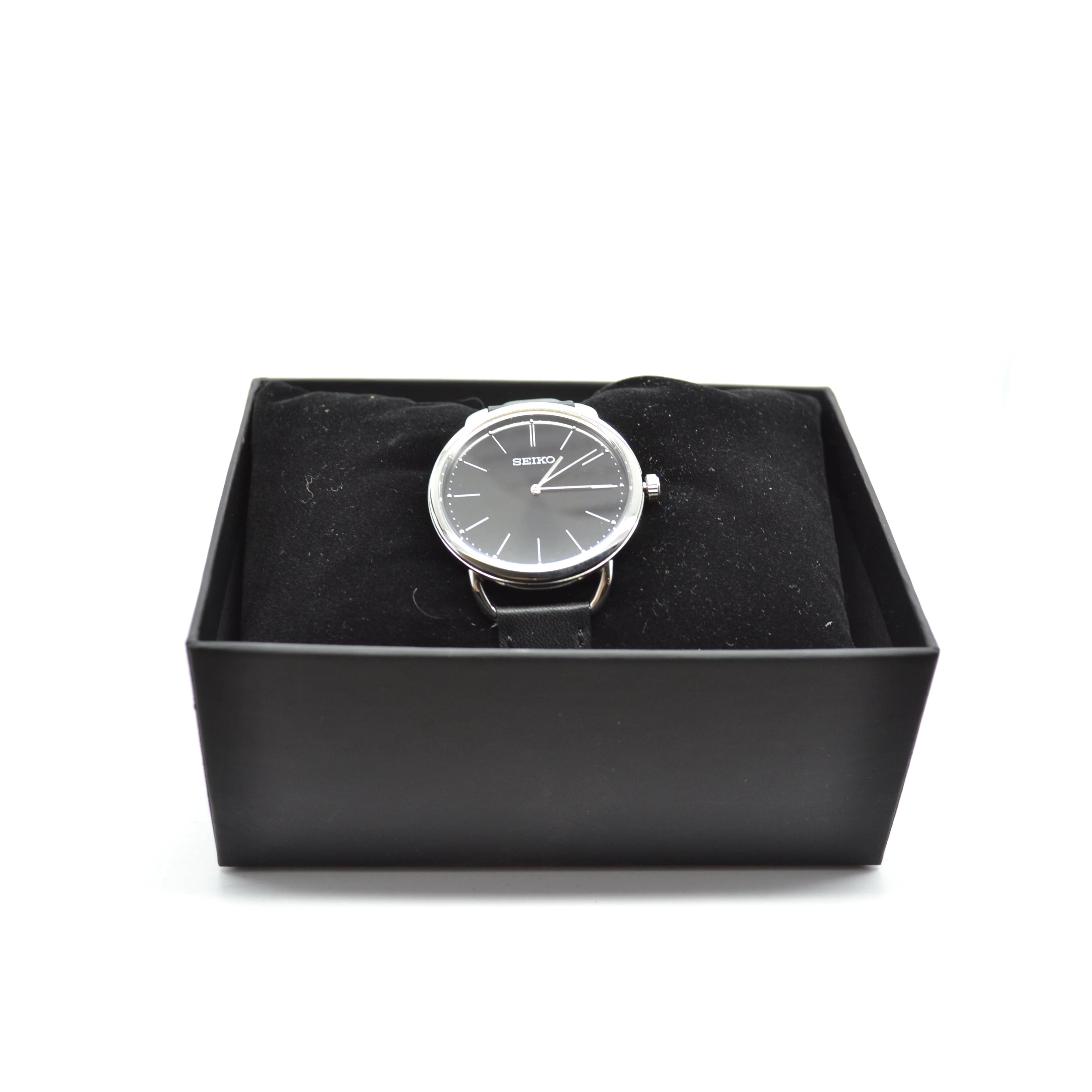 Seiko Men’s Black Dial SUR233P1 Modern Dress Watch - Image 2
