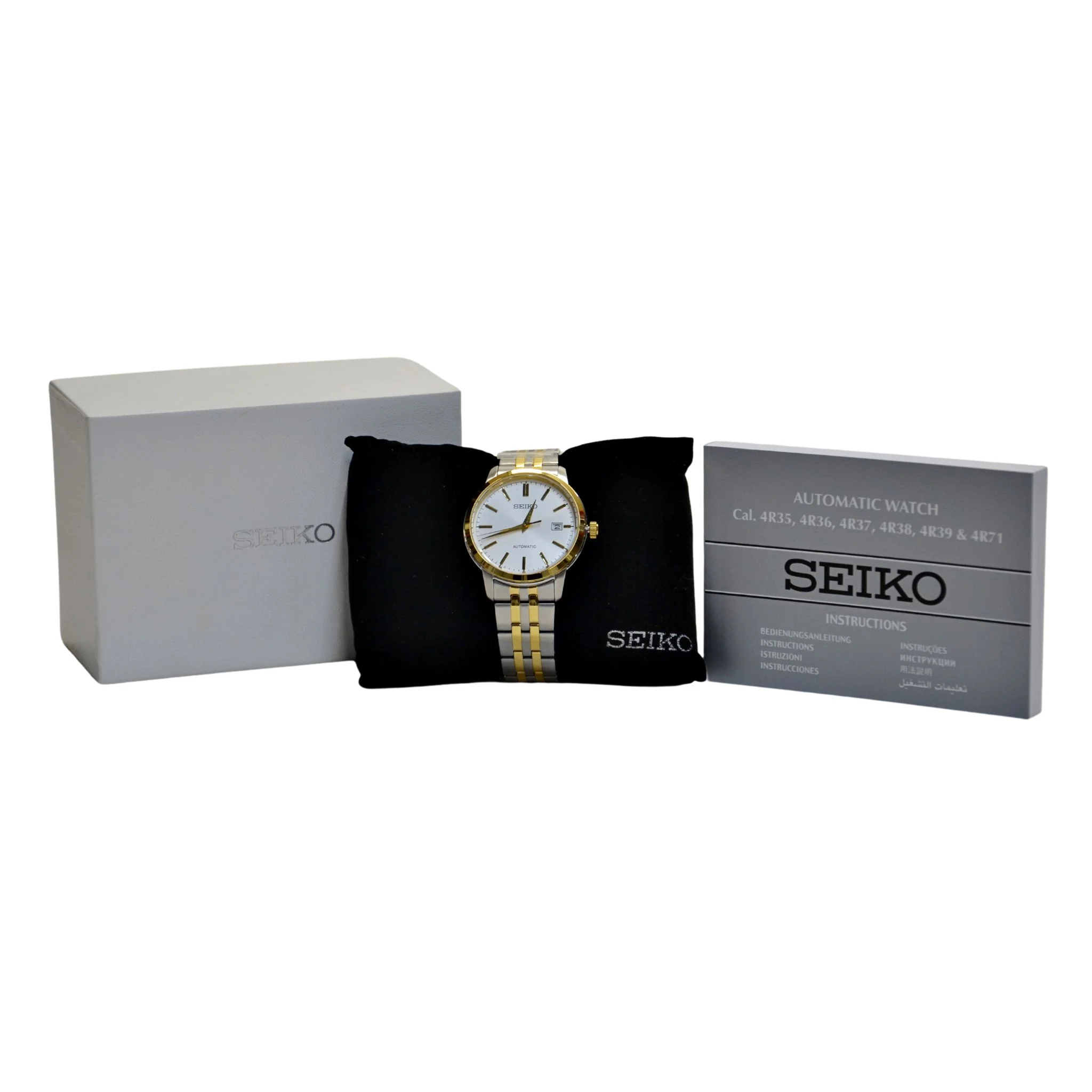 Seiko Men's Analog Automatic Watch SRPH92K1 - Two Tone - Image 2