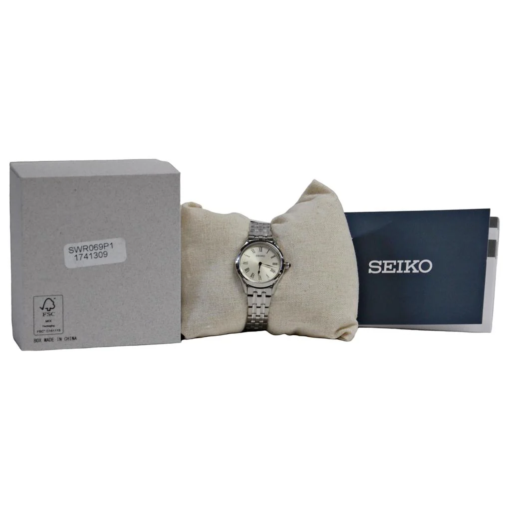 Seiko Women's Quartz Cream Dial Watch SWR069P1 - Image 6