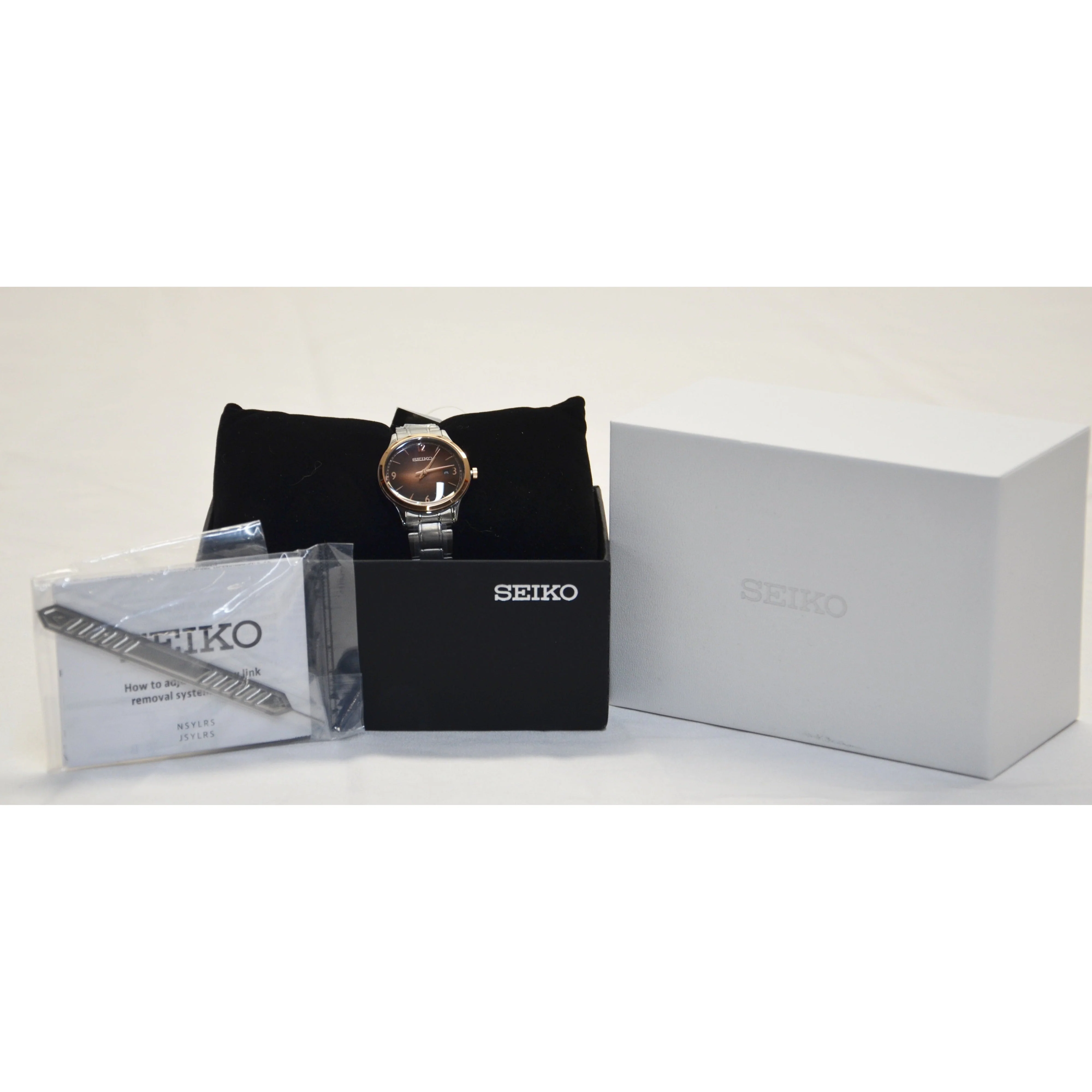 Seiko Women's Quartz Watch with Stainless Steel Strap, SXDH02P1 - Silver - Image 2