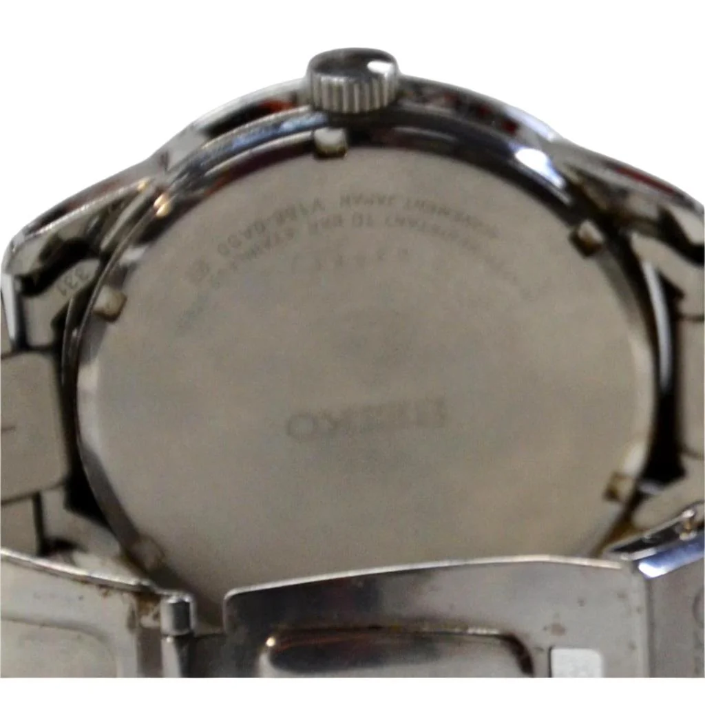 Seiko Women's Silver Stainless Diamond Accent Blue Dial Watch SKK889P1 - Image 5