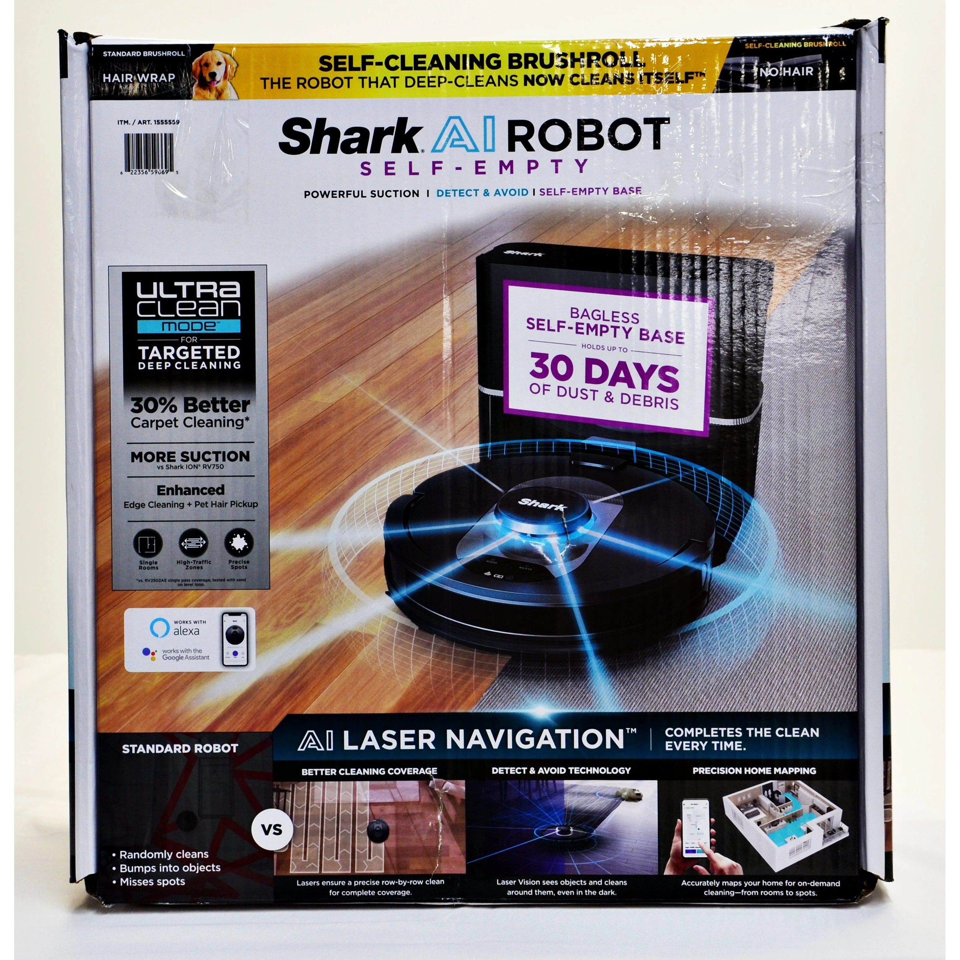Shark AI Ultra Robot Vacuum with Self-Empty Base