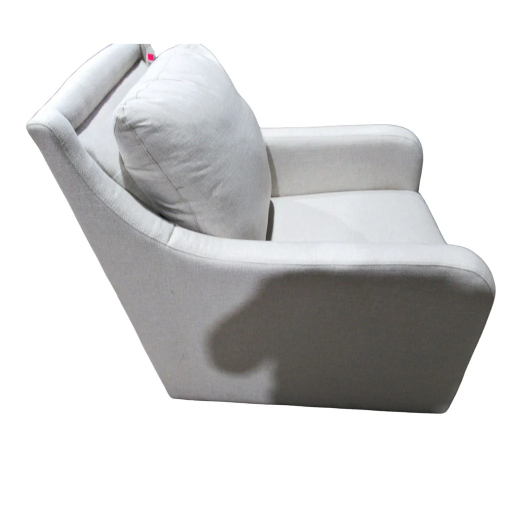 Sidney II Grey Fabric Accent Chair - Image 4