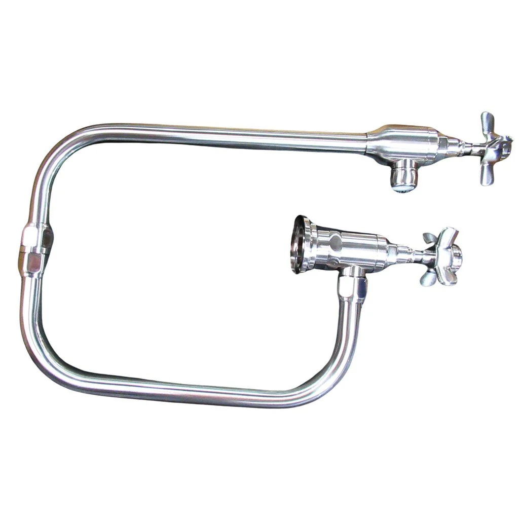 Signature Hardware Norman Wall-Mount Retractable Pot Filler EPFW8403-BN