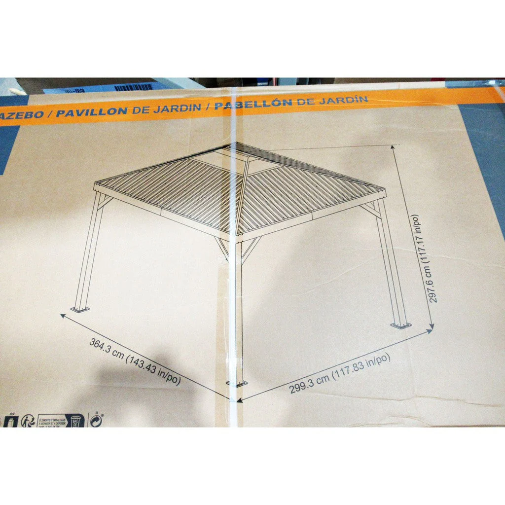 Sojag Kiruna 10 x 12ft Gazebo with Mesh Curtains - Image 5