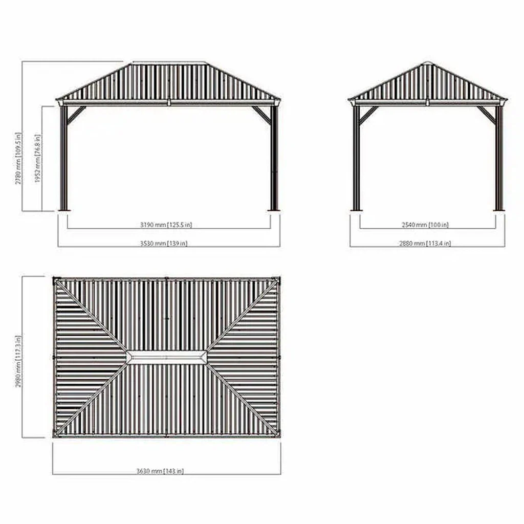 Sojag Marsala 10 Ft. X 14 Ft. Gazebo - Image 5