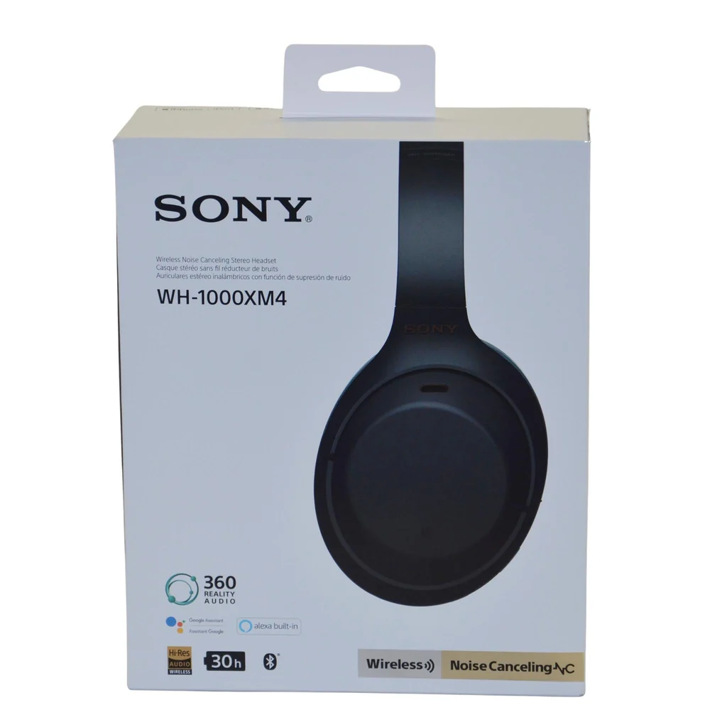Sony Wireless Noise Cancelling Stereo Headset WH-1000XM4 - Matte Black - Image 3