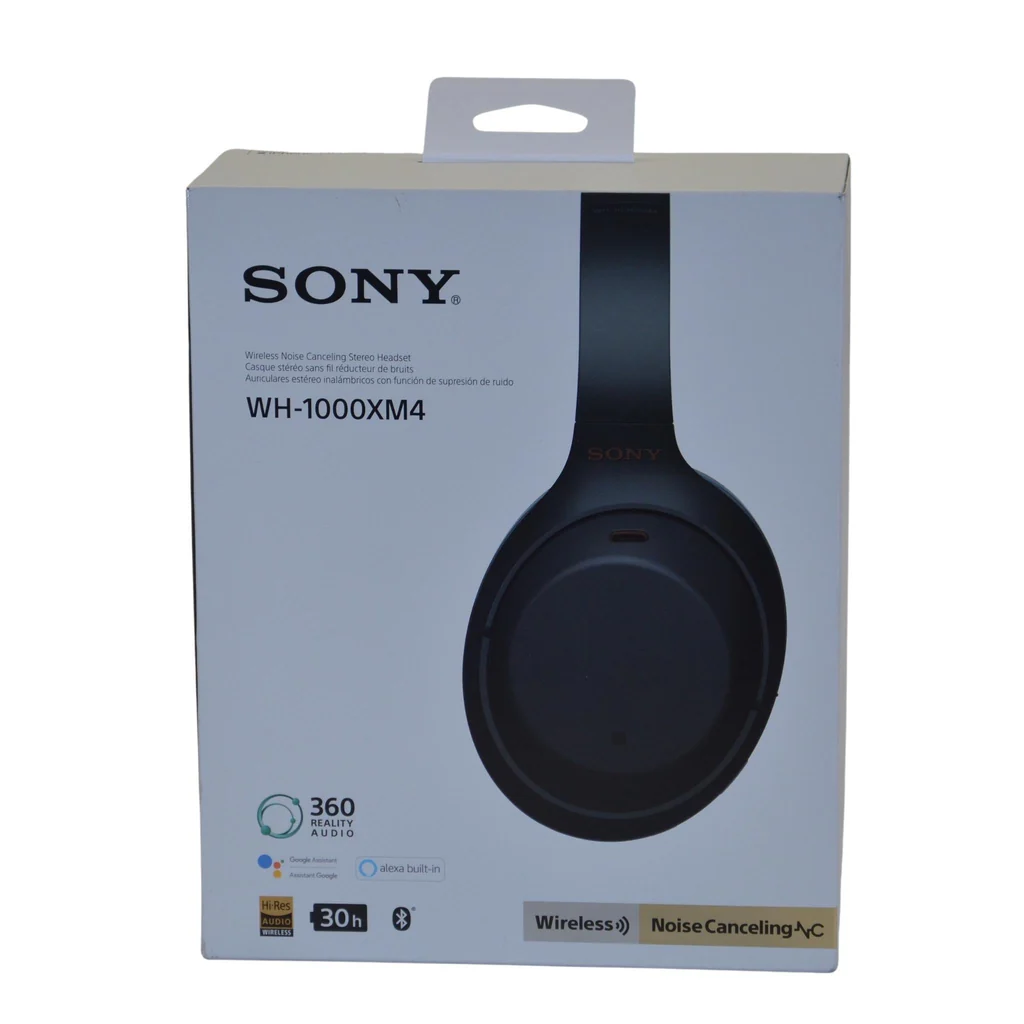 Sony Wireless Noise Cancelling Stereo Headset WH-1000XM4 - Matte Black - Image 3