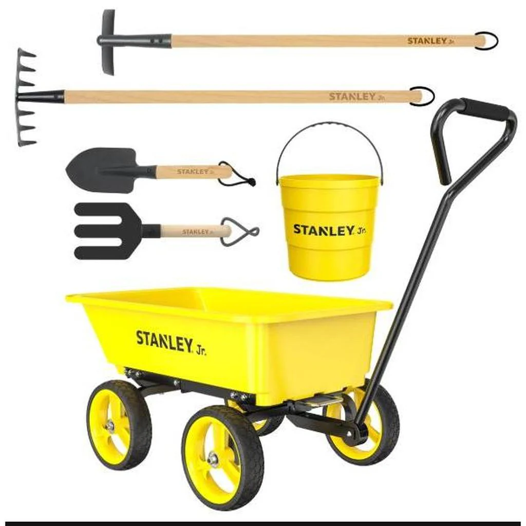 Stanley Jr Wagon and hegarden tool set - Image 2
