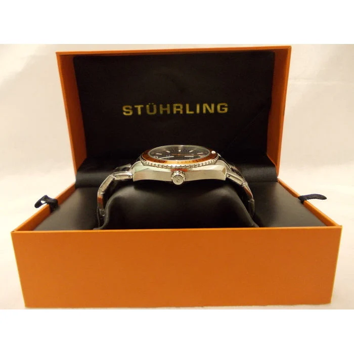 Stuhrling Original Men's 515.04 Aquadiver Regatta Endeavor Swiss Watch - Image 3