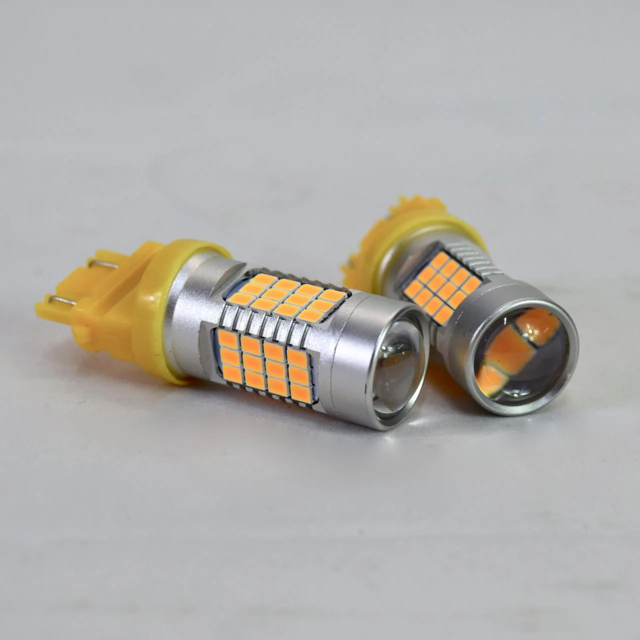 Super Bright LED 3157 Amber Turn Signal Bulbs - Image 4