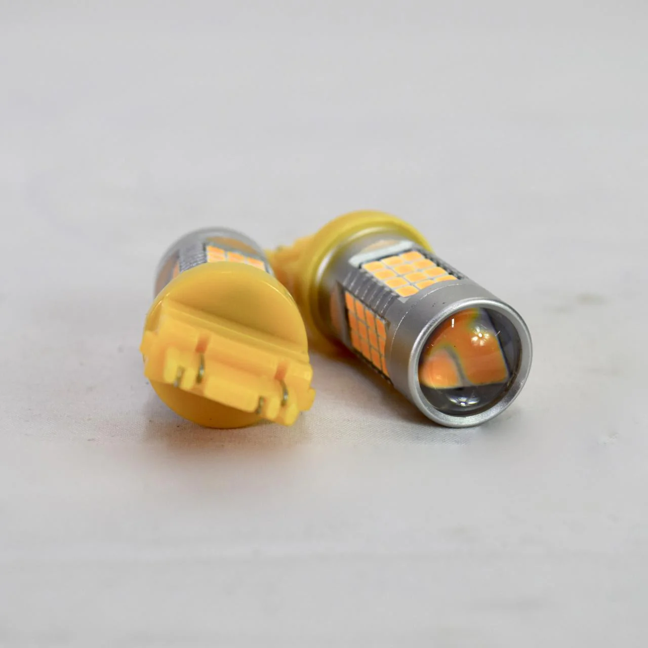 Super Bright LED 3157 Amber Turn Signal Bulbs - Image 5