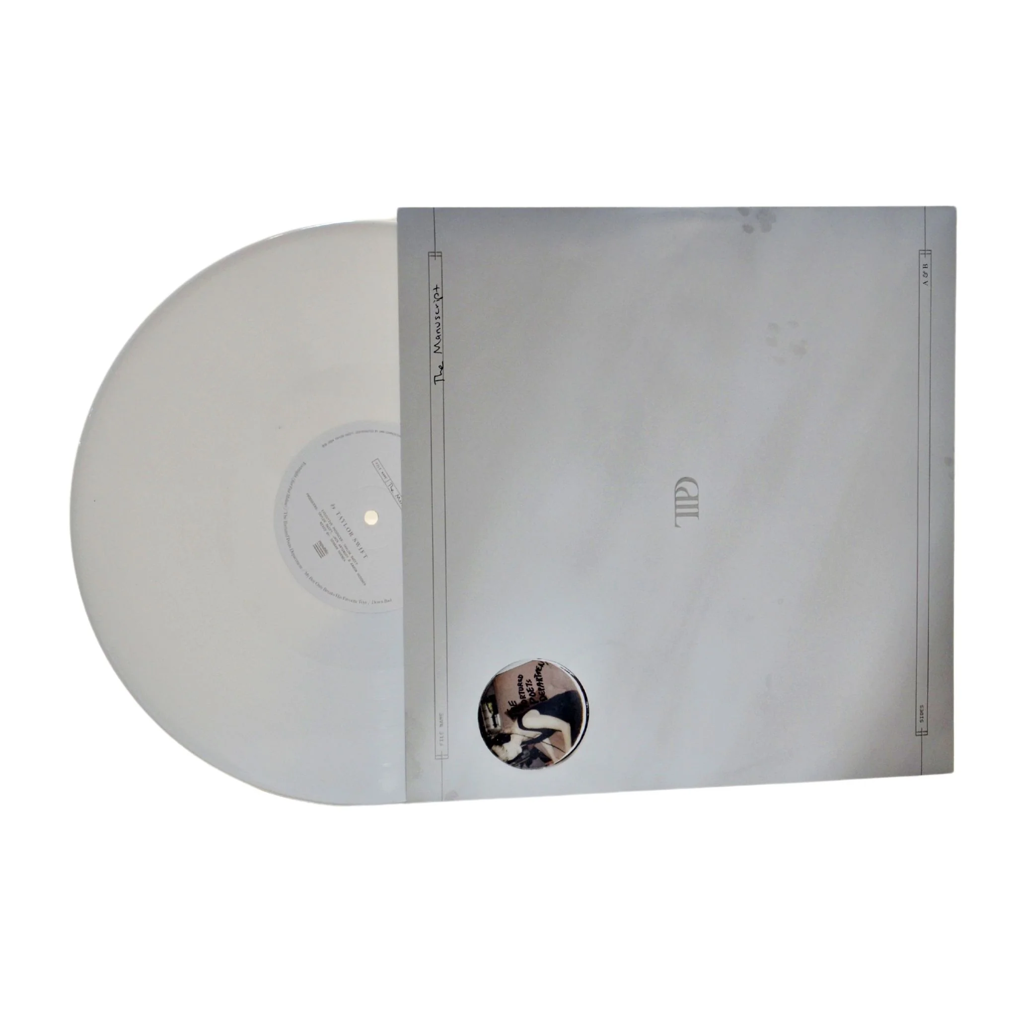 Taylor Swift - The Tortured Poets Department (Ghosted White 2 LP) (Vinyl) - Image 5